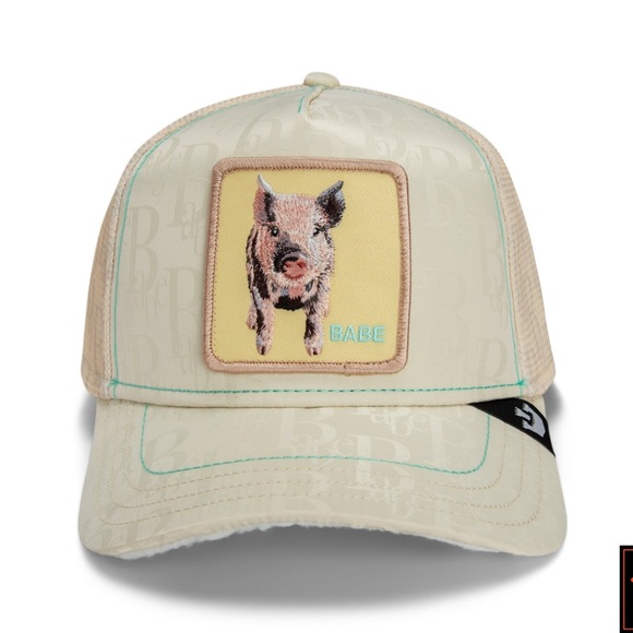 Goorin Bros THAT’LL DO BABE PIG Animal Farm Trucker Hat Cap NWT